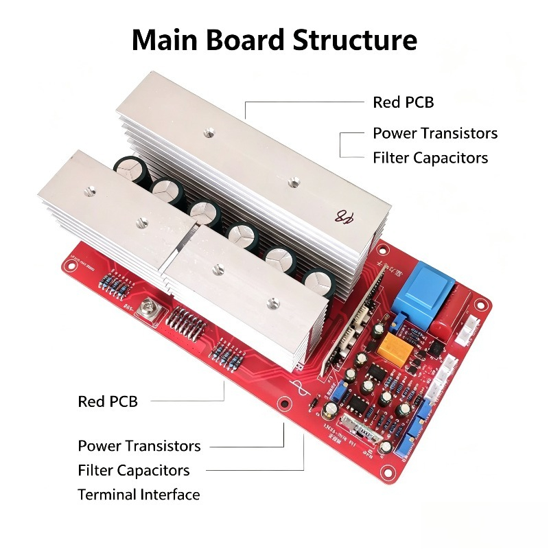 12-Röhren-Reiner-Sinus-Wechsel – Pure Sine Wave Inverter Board 24V 48V Bewertung und Preis