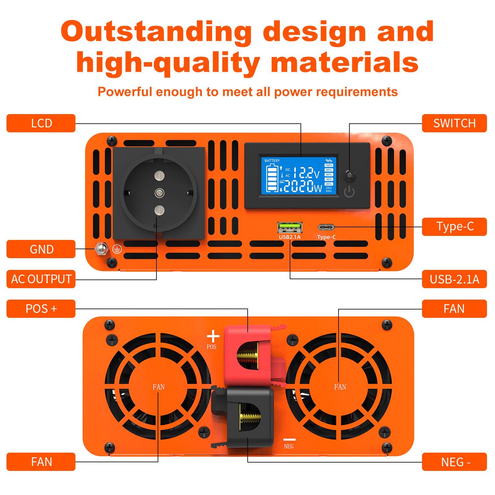 Peak 4000 W 12 V 24 V 48 V DC  – Power Inverter 12V 220V 4000W Continuous Bewertung und Preis