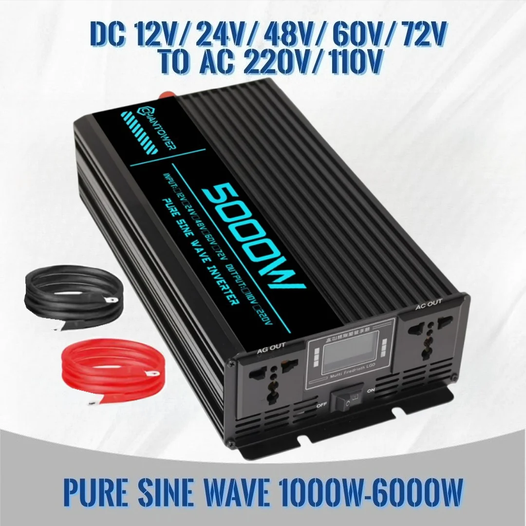 Reiner Sinus-Wechselrichter DC – Pure Sine Wave Inverter 5000W 48V 220V Bewertung und Preis